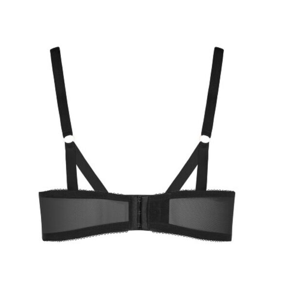 City Chic Fox & Royal Mesh Bralette Avril Black NWT Size 20 Large - Picture 8 of 8